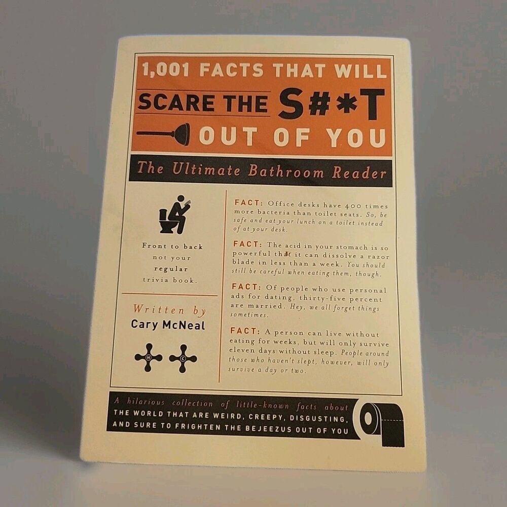 2010, "1,001 Facts That Will Scare the S#*t Out of You" Ultimate Bathroom Reader